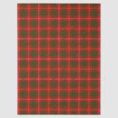 Bruce tartan red green plaid tissuepapier (Voorkant)