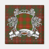 Bruce Tartan Shield Magneet (Voorkant)