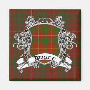 Bruce Tartan Shield Magneet