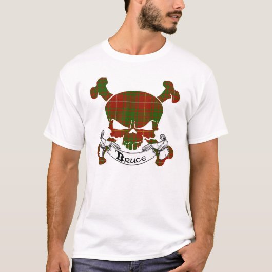 Bruce Tartan Skull Shirt (Voorkant)