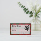 Bruce Tartan Visitekaartje (Staand voorkant)