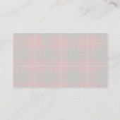 Bruce Tartan Visitekaartje (Achterkant)