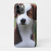 Bruce The Border Collie Puppy, Case-Mate iPhone Case (Achterkant)