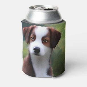 Bruce The Border Collie Puppy, Koelbox Blikjeskoeler