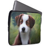 Bruce the Border Collie Puppy, laptophoes Laptop Sleeve (Voorkant Rechts)