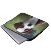 Bruce the Border Collie Puppy, laptophoes Laptop Sleeve (Voorkant onderkant)