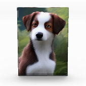 Bruce The Border Collie Puppy, Photo Block Fotoblokken (Voorkant)