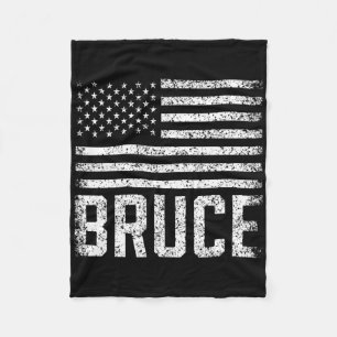 Bruce Verjaardag Voornaam Naam Gepersonaliseerd Us Fleece Deken