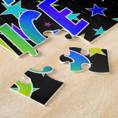 "BRUCE" Voornaam, geun "HAPPY BIRTHDAY" Legpuzzel (Zijkant)