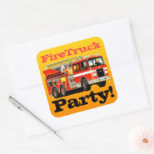 Bruck Birthday Vierkante Sticker (Envelop)