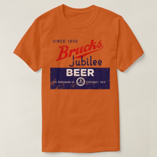 Brucks Jubilee Beer T-shirt (Design voorkant)