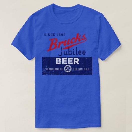 Brucks Jubilee Beer T-shirt (Design voorkant)