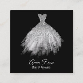 *~* Brudal Gown Wedding Event Weddenschappen Vierkante Visitekaartje