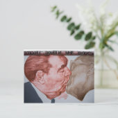Bruderkuss Briefkaart (Staand voorkant)