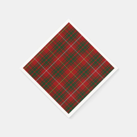 Brue Clan Tartan Plaid Papieren servetten (Hoek)
