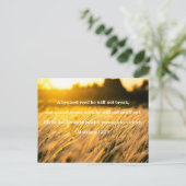 Brued Reed Bijbel Verse Briefkaart (Staand voorkant)