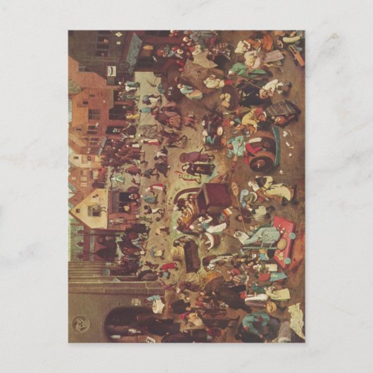 Bruegel d. Pieter Serie der sogenannten bilder Briefkaart (Voorkant)