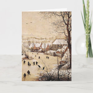 Bruegel de Oude - Winterlandschap, Kaart