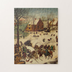 Bruegel de oudere - de nummering in Bethlehem Legpuzzel