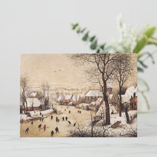 Bruegel het Ouderland - winterlandschap Kaart (Staand voorkant)