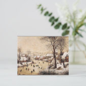 Bruegel het Ouderland - Winterlandschap met Skater Briefkaart (Staand voorkant)
