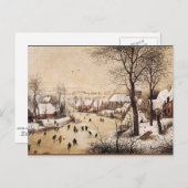 Bruegel het Ouderland - Winterlandschap met Skater Briefkaart (Voorkant / Achterkant)