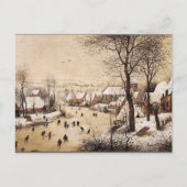 Bruegel het Ouderland - Winterlandschap met Skater Briefkaart (Voorkant)