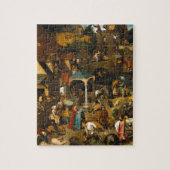 Bruegel Netherlandish Proverbs Legpuzzel (Verticaal)