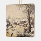 Bruegel the Elder - Winter Landscape, Keramisch Ornament (Links)