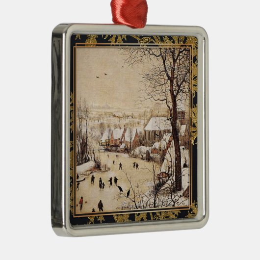 Bruegel the Elder - Winter Landscape Metalen Ornament (Rechts)