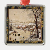 Bruegel the Elder - Winter Landscape Metalen Ornament (Voorkant)