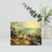 Bruegel's landschap met de Herfst van Icarus - 155 Briefkaart (Staand voorkant)