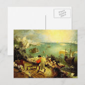 Bruegel's landschap met de Herfst van Icarus - 155 Briefkaart (Voorkant / Achterkant)