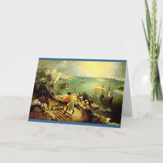 Bruegel's landschap met de Herfst van Icarus - 155 Kaart