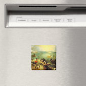 Bruegel's landschap met de Herfst van Icarus - 155 Magneet (Insitu (Vaatwasser))