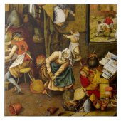 Brueghel the Younger - De Alchemist, mooie kunst Tegeltje (Voorkant)