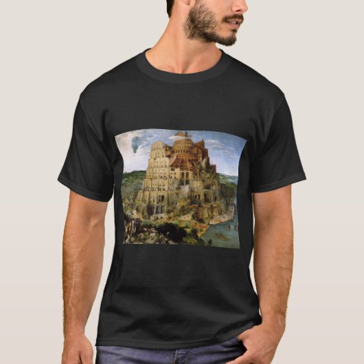 brueghel toren van babel bruegel    dpieter turmba t-shirt (Voorkant)