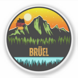 Brüel, Duitsland Sticker