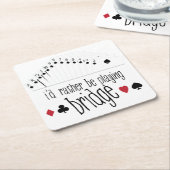 Brug afspelen kartonnen onderzetters (Schuin)