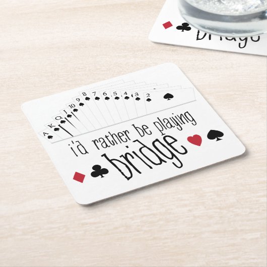 Brug afspelen kartonnen onderzetters (Schuin)