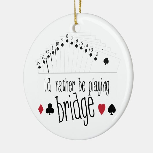 Brug afspelen keramisch ornament (Links)