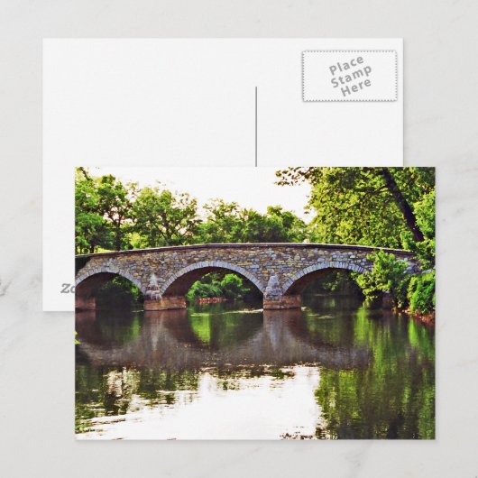 Brug antietam briefkaart (Voorkant / Achterkant)