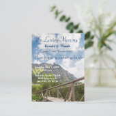 brug | Begrafenis | Herdenkingsdienst Kaart (Staand voorkant)