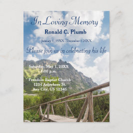 brug | Begrafenis | Herdenkingsdienst Kaart