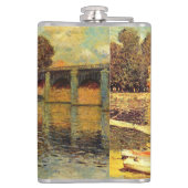 Brug bij Argenteuil Claude Monet Heupfles (Achterkant)