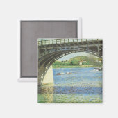Brug bij Argenteuil door Gustave Caillebotte Magneet (Voorkant / Achterkant)