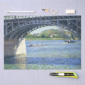 Brug bij Argenteuil (door Gustave Caillebotte) Tissuepapier (Craft)
