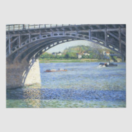 Brug bij Argenteuil (door Gustave Caillebotte) Tissuepapier