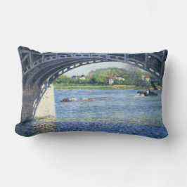 Brug bij Argenteuil Kussen