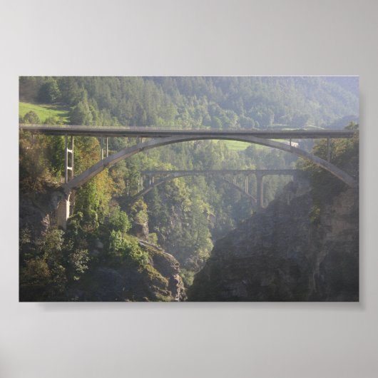 Brug bij Brigg Zwitserland Poster (Voorkant)